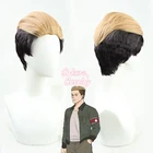 Аниме Атака Титанов последний сезон Porco Galliard Косплей коричневые черные смешанные короткие термостойкие синтетические волосы + бесплатная шапочка для парика