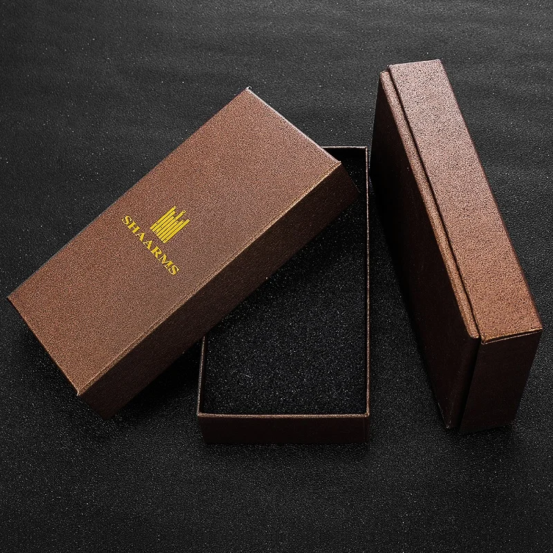 gift box Мужские Роскошные Бизнес Кварцевые военные часы золотой браслет из нержавеющей стали мужские часы с датой и календарем Мужские часы Relogio дропшиппинг - Цвет: gift box