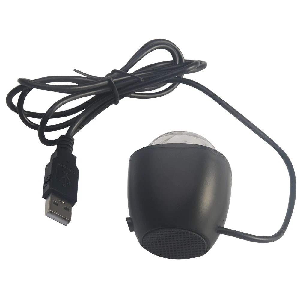 

Crystal Flashing Atmosphere Inner Car KTV DJ Bar Disco Light Mini Voice Activated UV USB Powered Stage Lamp Party