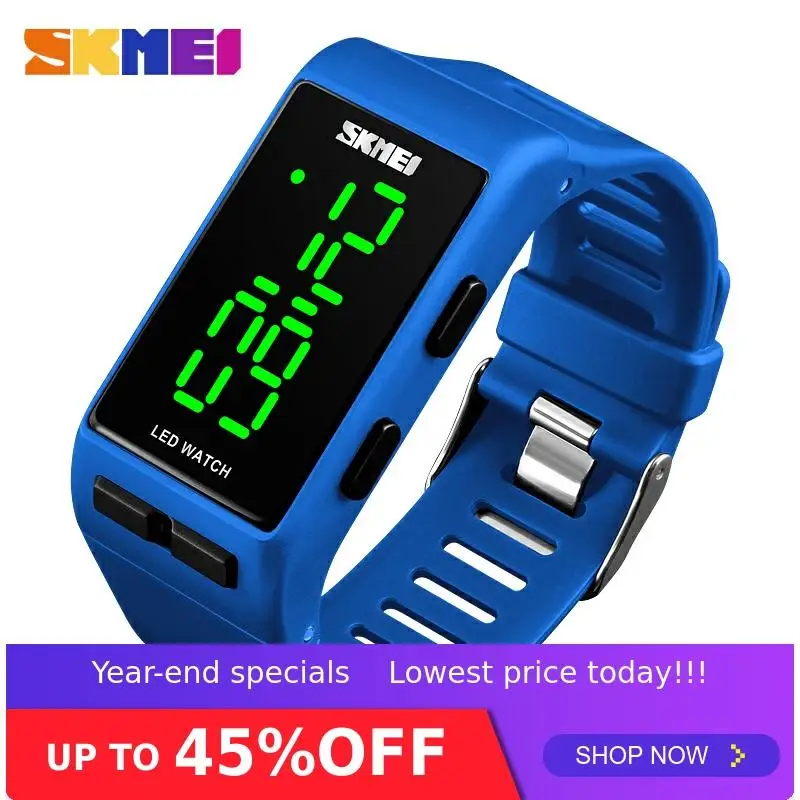 

SKMEI Women Watch Sport Fashion Digital Casual Waterproof Lady Wristwatch PU Strap Alarm Week Display Watches 1364