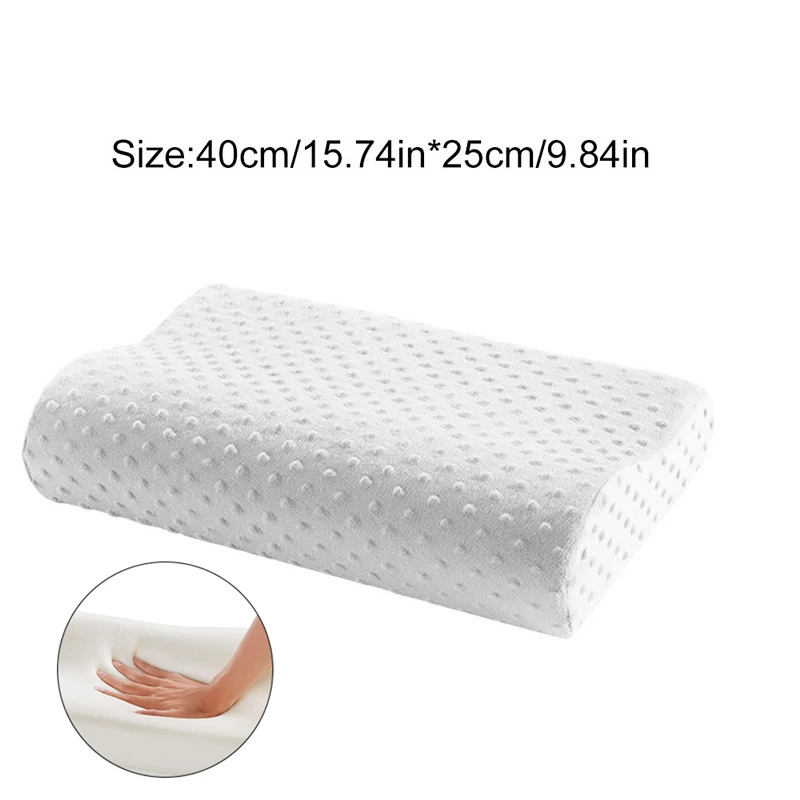 40cmX25cm DIDIHOU 3 цвета Memory Foam подушка ортопедические подушки латексная подушка для шеи волокно медленный отскок мягкая подушка Массажер для воротниковой зоны здоровье - Цвет: 40cmX25cm