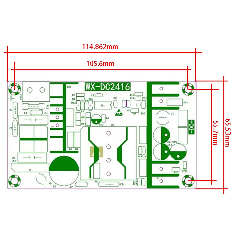 Преобразователь переменного тока 110V 220V DC/DC 12V 8A 100W регулятор трансформатор