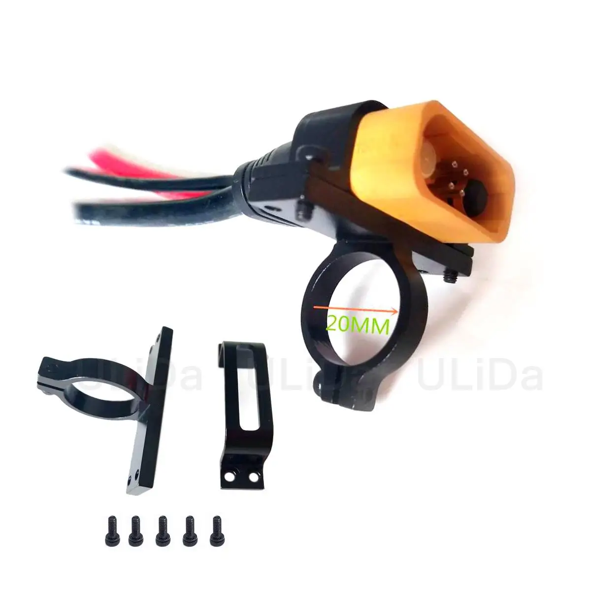 

RC Agriculture Drone AS150U Plug Mount Fixture Holder Fixed-seat 20mm Diameter Tube for Quadcopter Plant UAV