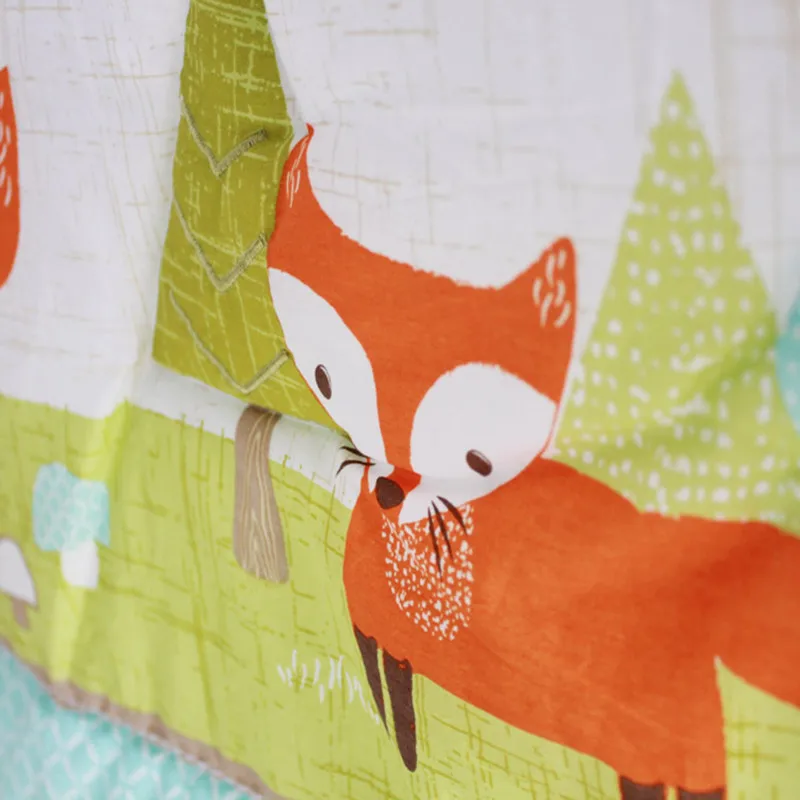 Детская кроватка-органайзер с рисунком лисы | Мать и ребенок