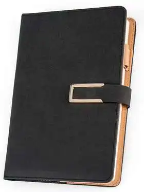Блокнот для бизнеса канцелярские принадлежности a5 блокнот дневник простой кожаный блокнот с пряжкой от AliExpress WW