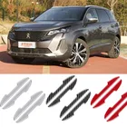 Для Peugeot 301 306 307 308 2008 3008 4008 607 408 508 защитные края боковой двери автомобиля, защитные наклейки из углеродного волокна для бампера
