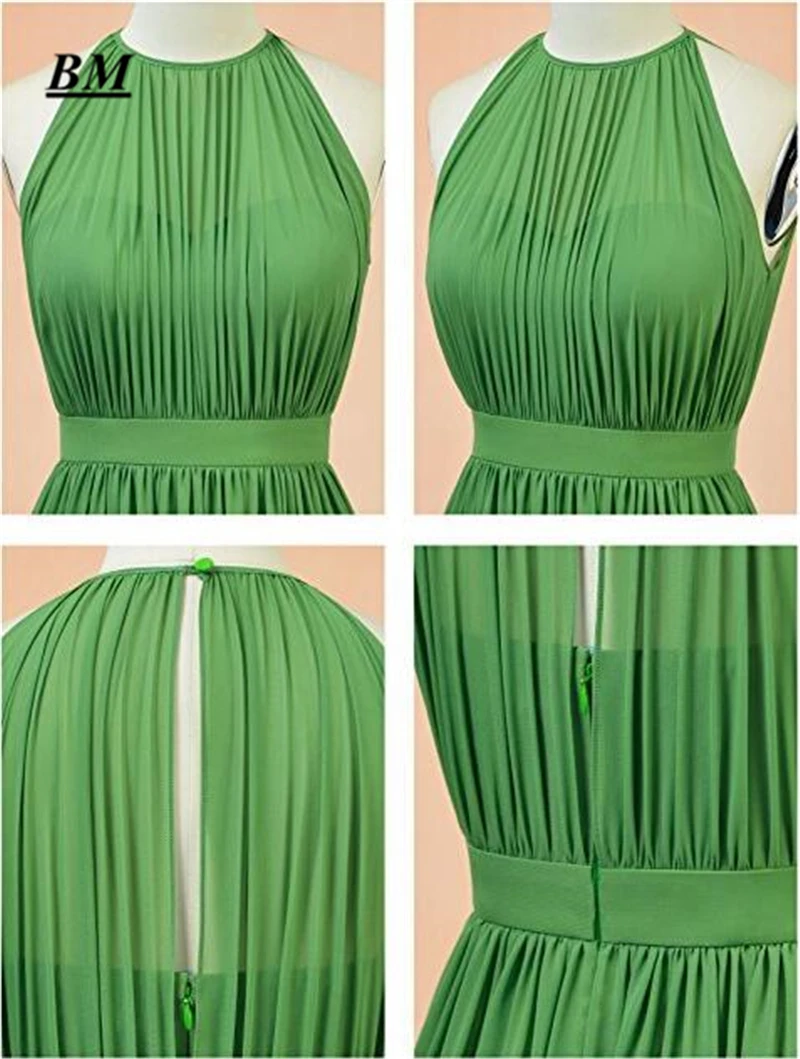 

BM Scoop Prom Dresses 2021 Red Chiffon Beaded Formal Long Evening Celebrity Party Gown Vestido Robe De Soiree BM300