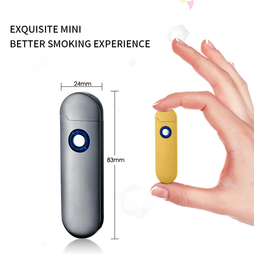 Зажигалка для сигарет сенсорный экран зажигалка компактный смарт-датчик usb