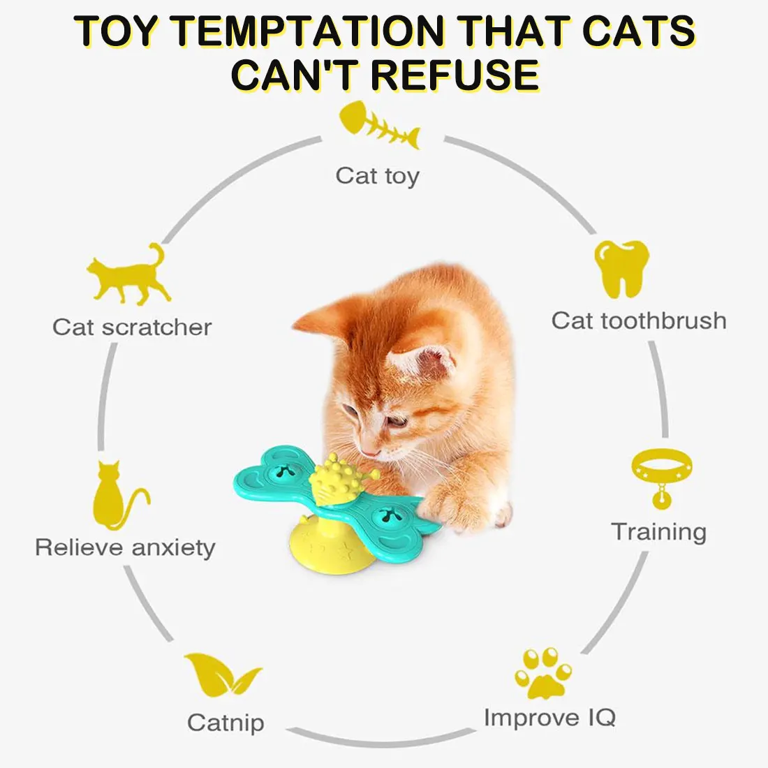 Кошка игры игрушки ветряная мельница головоломки декоративный светильник в виде