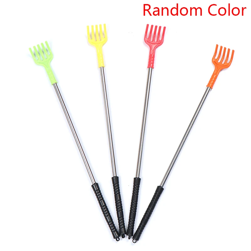 

Stainless Steel Back Scratcher Portable Pen Clip Back Scratcher Massage Tool Convenient Claw Back Massager Random Color