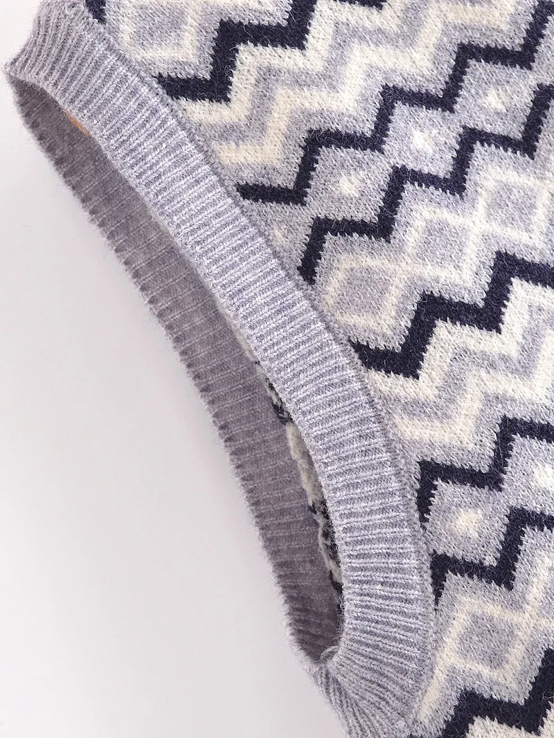 

A15 Sweater Vest Women V-neck Simple Slim All-match Casual Korean Style Teens Chic Fashion Autumn Winter Sleeveless Sweater Tops