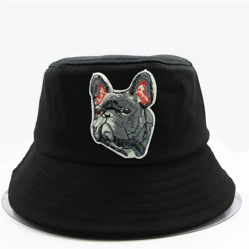 

animal embroidery cotton Bucket Hat Fisherman Hat outdoor travel hat Sun Cap Hats for kid men Women