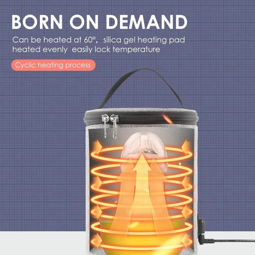 Новинка 2021 подогреватель для Детской бутылки с двумя бутылочками уличная