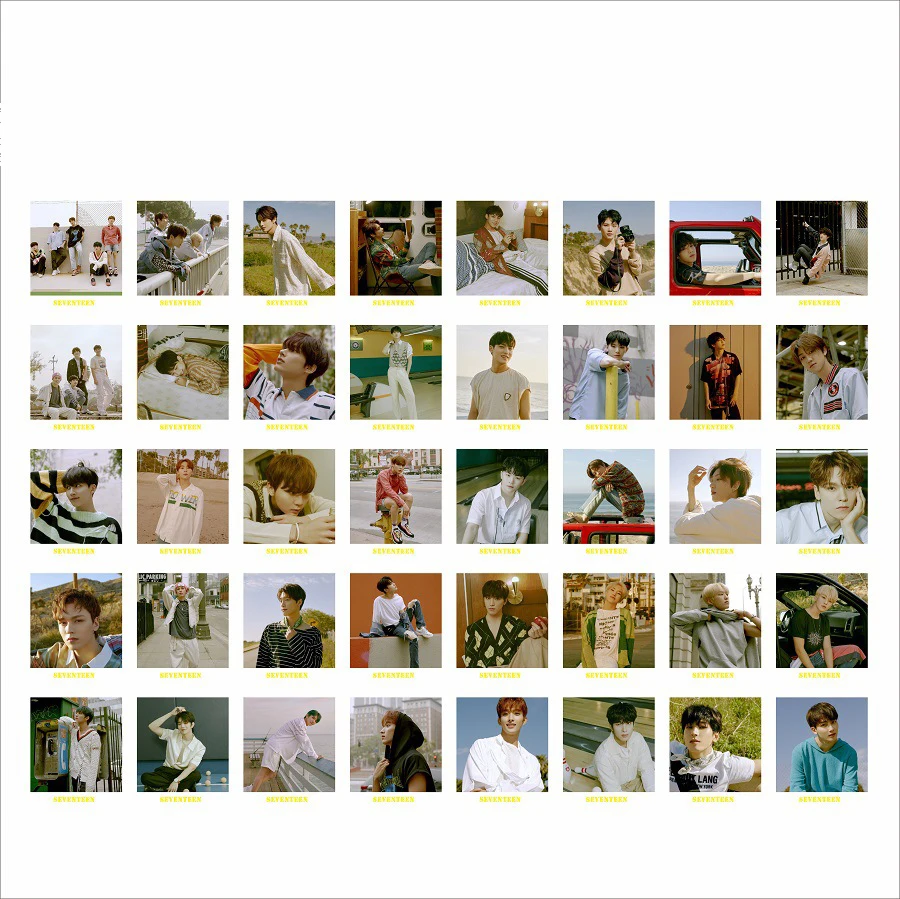Kpop Bangtan Boys LOMO карты BP IZONE SEVENTEEN фото 40 шт. с зажимами и веревкой|Ювелирная фурнитура