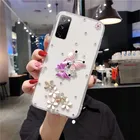 Чехол с бабочками для Xiaomi Mi 11 11Ultra 10 10T 9T Pro Lite Mi9 8 SE Note10 CC9E CC9 Pro Poco X3 NFC M3, чехол со стразами