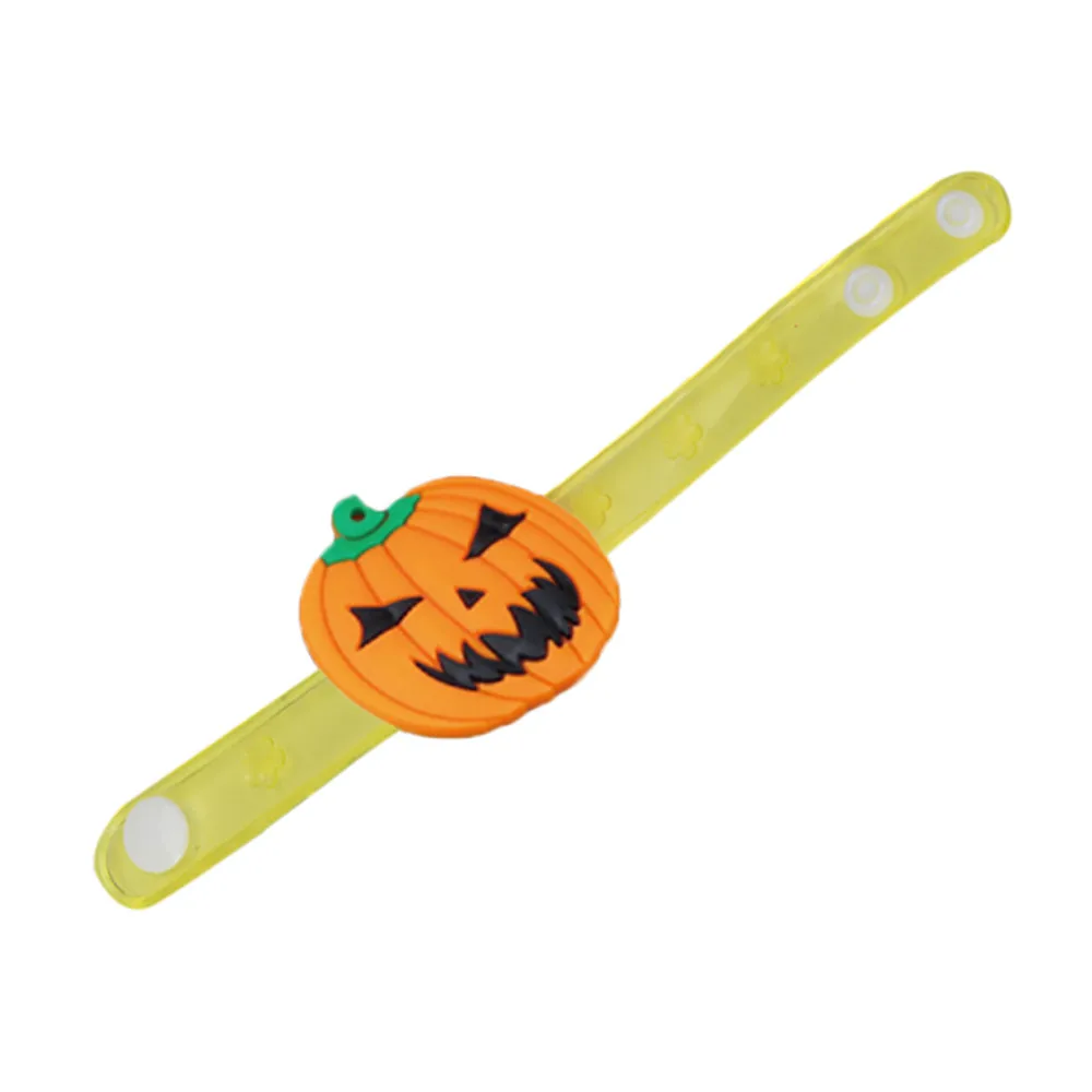 Хэллоуин браслет с тыквой вечерние светящиеся бытовые дети декоративная Тыква