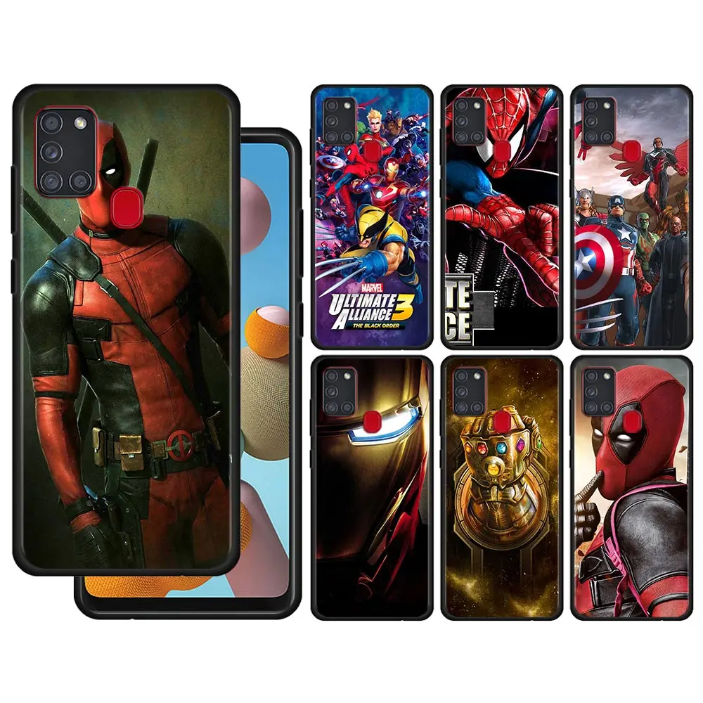 Для Samsung Galaxy A51 A12 A21s A71 A52 A31 A32 A02s A72 A11 A41 A22 A01 A02 A42 A21 F42 персонажи Marvel Ultimate Alliance |