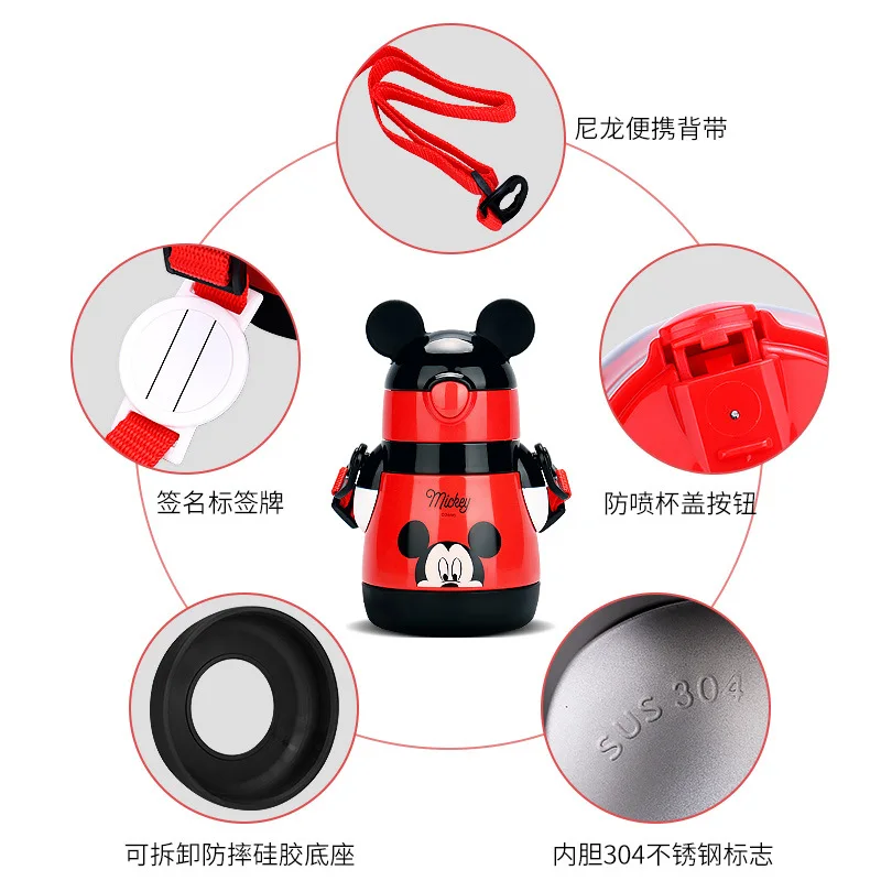 Детский термос из нержавеющей стали с мультяшным принтом | Дом и сад