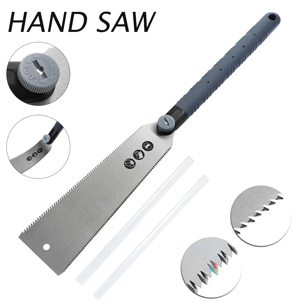Двухсторонняя пила японская ручная деревообрабатывающая пластиковая ручка из