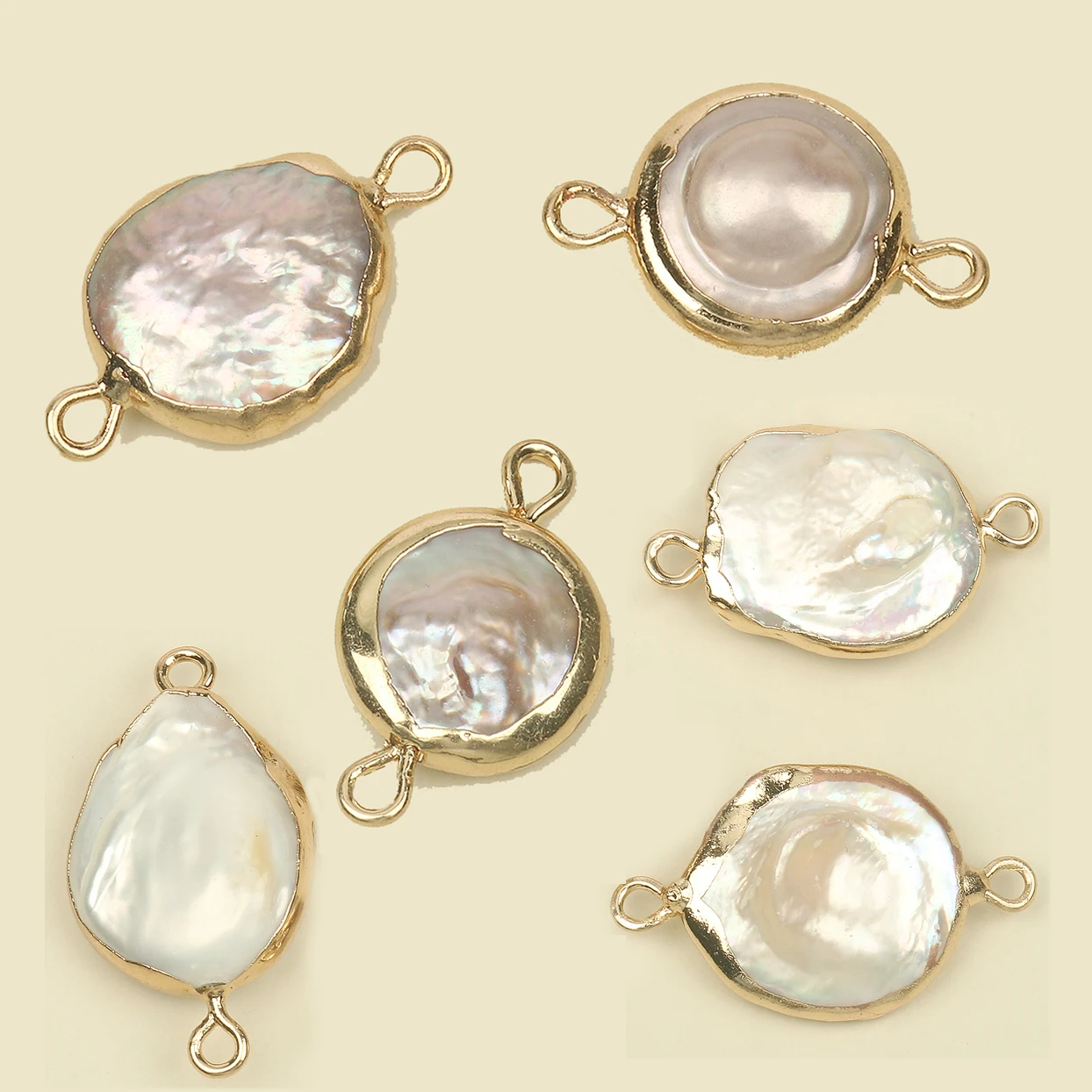 

Natural Freshwater Pearl Pendants Irregular Shape Charms Pendants For Jewelry Making DIY Necklaces Bracelet Accessories 12-15mm
