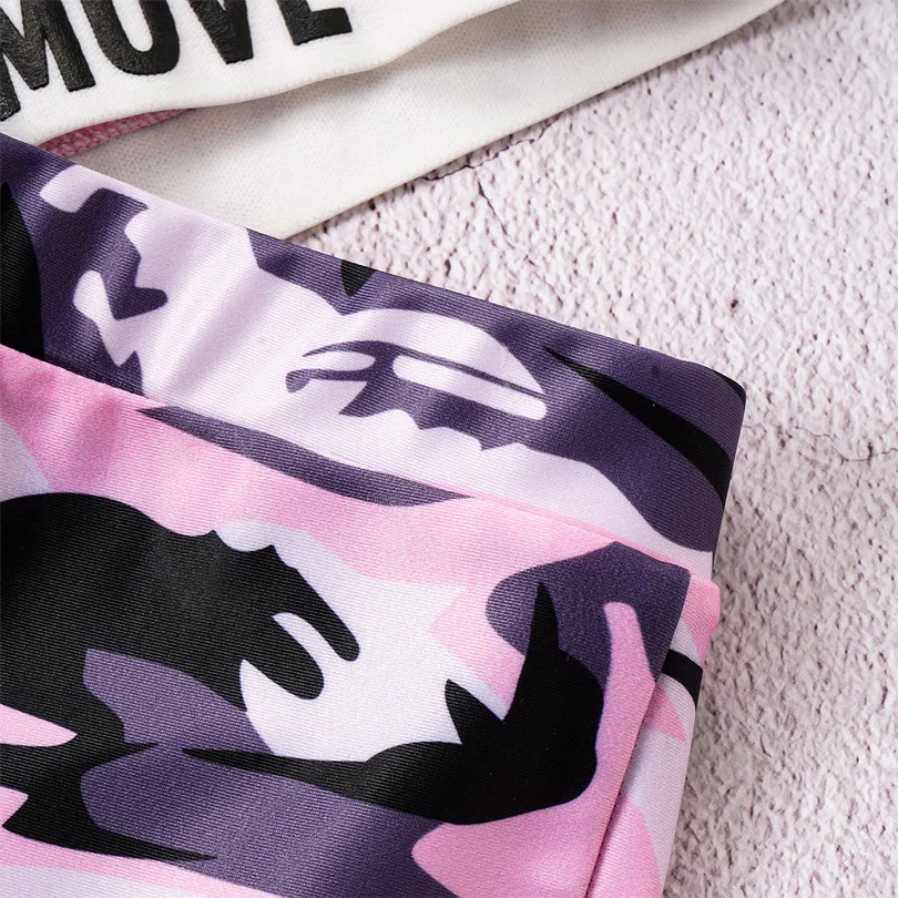 Детская одежда для девочек гимнастики Спортивная Одежда танцев кроп-топ без