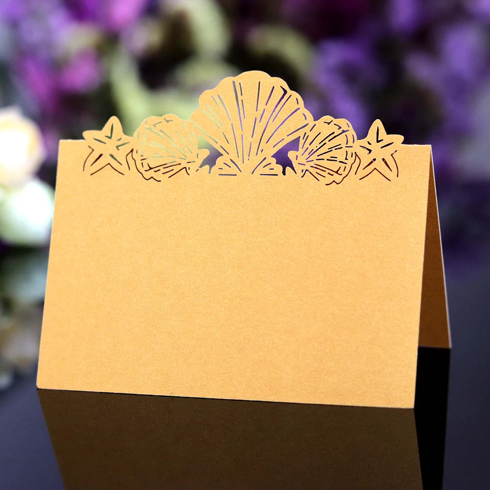 50 шт. лазерный стол в форме сердца карта с указанием имени для украшения свадьбы