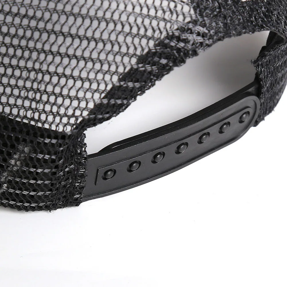 

Women Sequins Baseball Hat Wide Brim DIY Casual Mesh Sunshade Cap for Summer -MX8