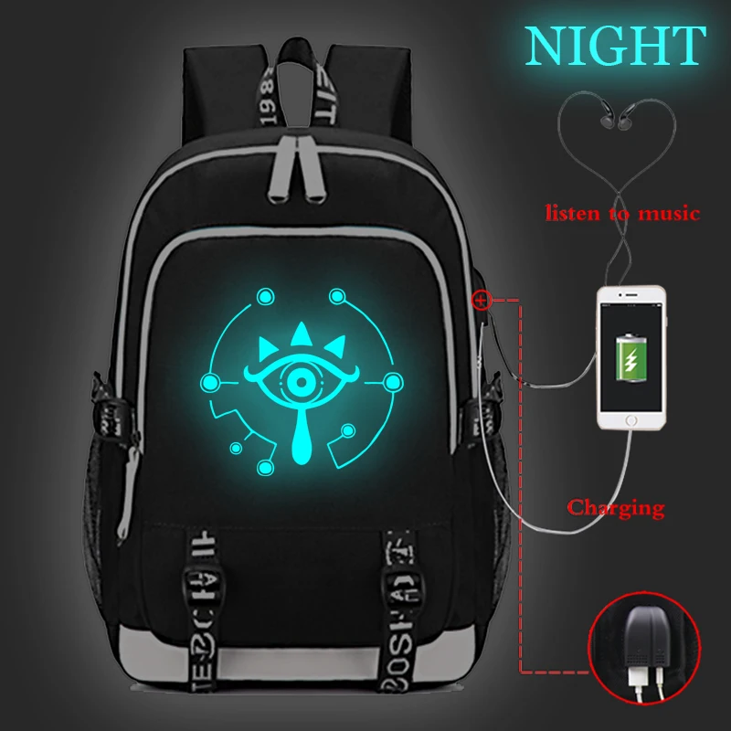 Легенда о Зельде рюкзак подростковый ребенок мальчики девочки школьная сумка