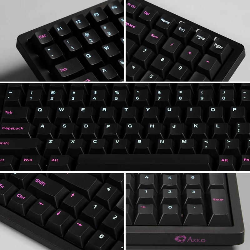 AKKO 3087DS Midnight Wireless Mechanical Keyboard  87key CHERRY Axis Notebook Desktop Computer Keyboard