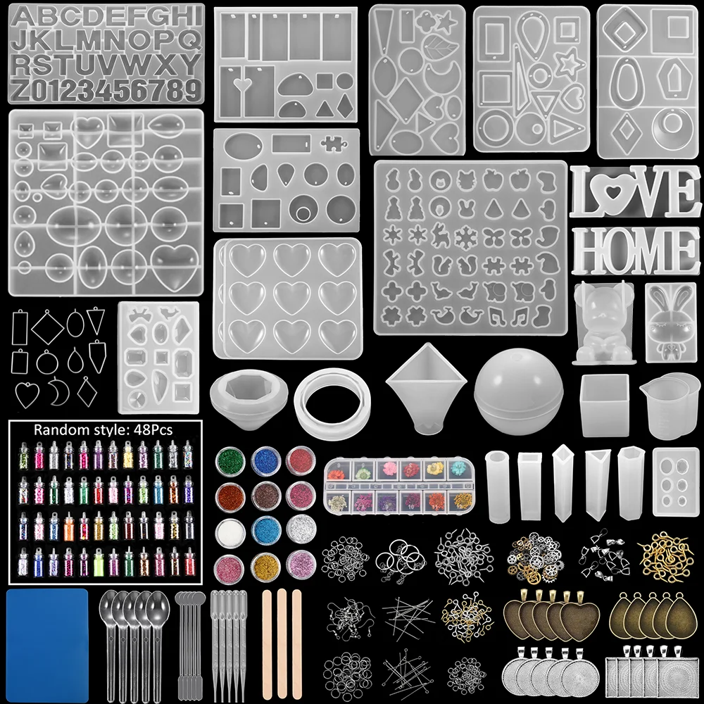 1 комплект ювелирных изделий формы для эпоксидной смолы набор силиконовая форма