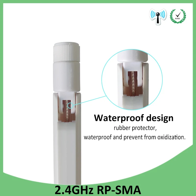 EOTH  2.4g antenna 8dbi sma female wlan wifi 2.4ghz antene IPX ipex 1 SMA male pigtail Extension Cable iot module antena