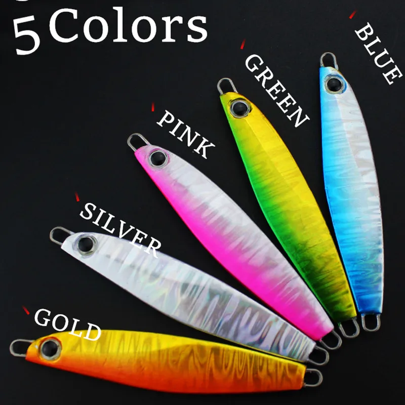 Casfun Shore Jigging Slow Jig 30 г 40 60 5 шт./лот японская Лазерная конструкция длинный