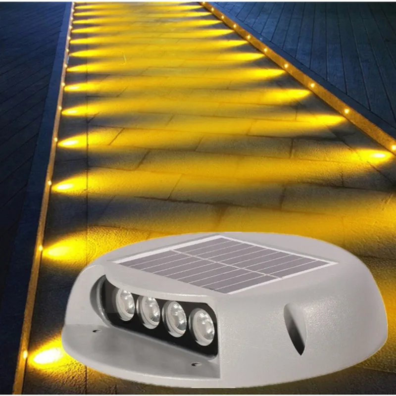 Наземный светильник на солнечной батарее светодиодная лампа для лестничной
