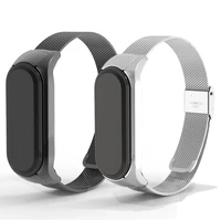 for xiaomi mi band 3 4 5 6 metal band wristbands strap mi band 3 4 5 6 stainless steel band bracelet strap business sport style