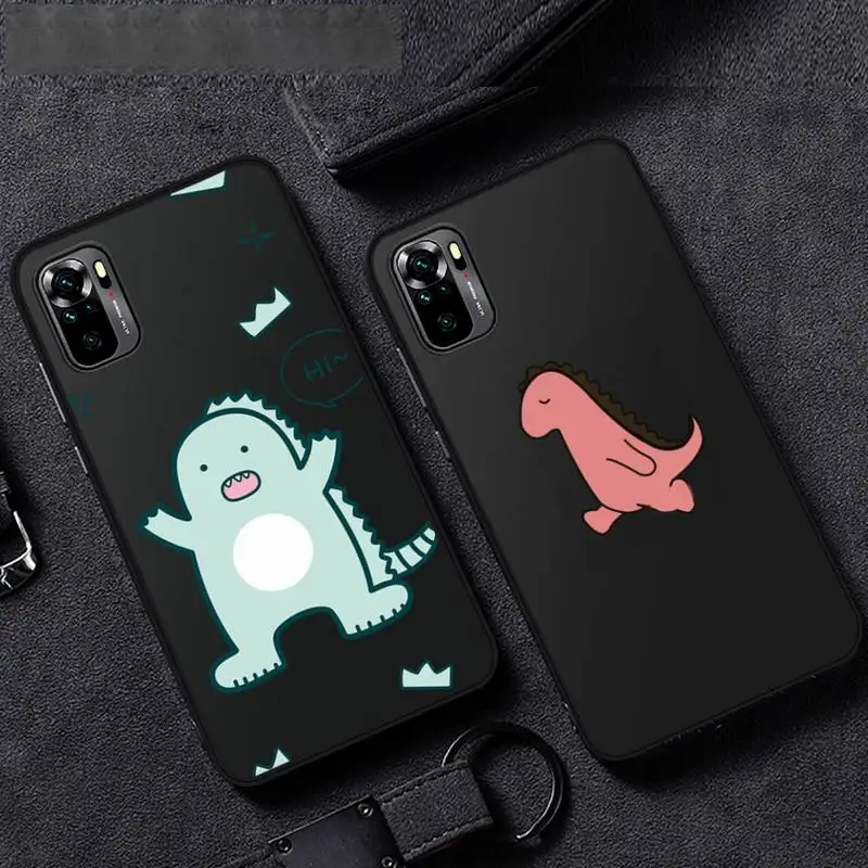 

Creative cute dinosaur Phone Case For Xiaomi Mi 10T 11 pro Redmi Note 7 8 9 10 pro 8T 9T 9S 9A 10