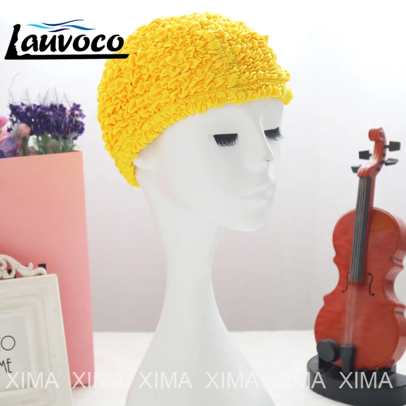 Твердые складки плавать ming cap s для женщин плавать ming cap женские длинные и короткие волосы Удобная защита ушей шапка для плавания для женщин