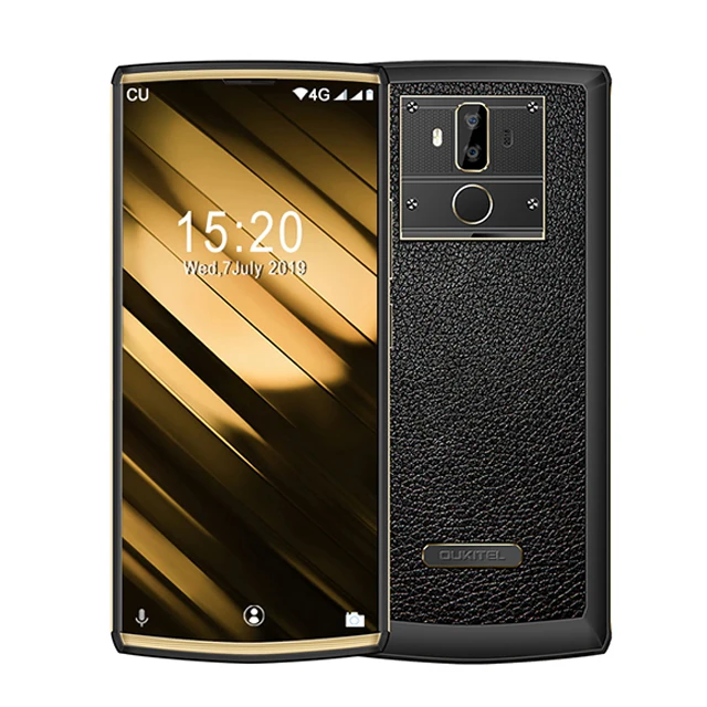 Black Смартфон OUKITEL K7 Pro, Android 9,0 MT6763, четыре ядра, 4 Гб ОЗУ, 64 Гб ПЗУ, 6,0 дюймов, FHD+ 18:9, 10000 мАч, отпечаток пальца, 9 В/2 А, мобильный телефон - Цвет: Black