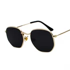 Солнцезащитные очки в металлической оправе uv400 для мужчин и женщин, винтажные брендовые дизайнерские Классические солнечные очки для вождения, 2021