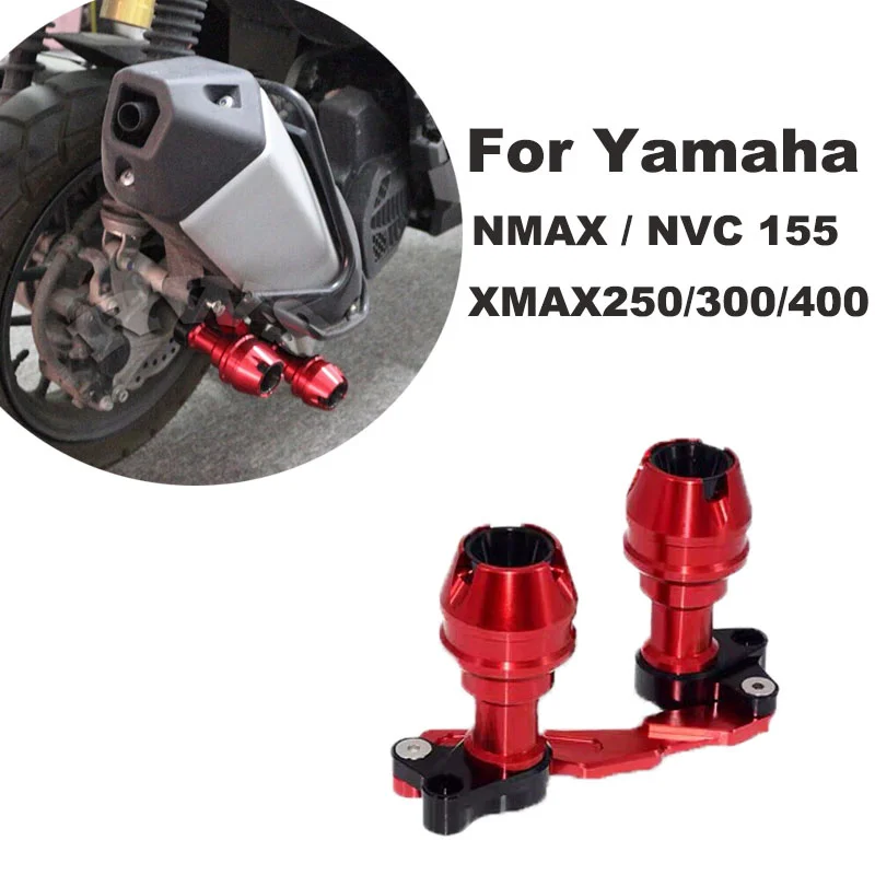 

For Yamaha XMAX300 400 125 250 Motorcycle XMAX Rear Protective Crash Slider Guard Rear Axle Muffler Pipe Frame Falling Sliders