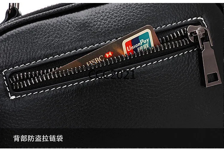 

Double Zipper Shoulder Bags Women Genuine Leather Handbags Preppy Style Ladies Crossbody Satchels