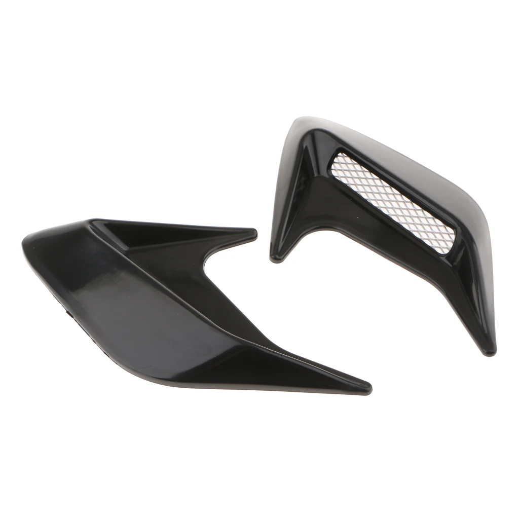 2pcs/lot Shark Gills Car Styling 3D Simulation Vent Air Flow Fender Chrome Glue Sticker Decal Decoration Waterproof | Автомобили и