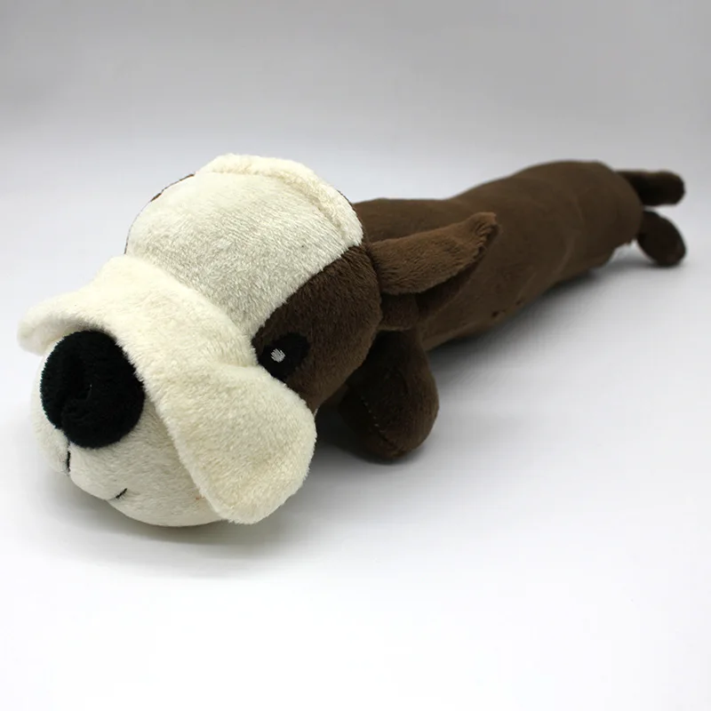 

Dog Puppy Toys Pet Supplies Pets Chew Toy Animal Shape Squeak Cleaning for Small Medium Dog Accessories Training Plush Sound