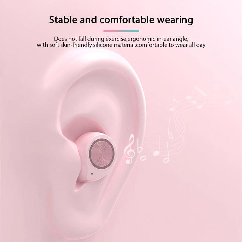 ! ACCEZZ TWS беспроводные наушники Bluetooth Спортивная стереогарнитура с сенсорным