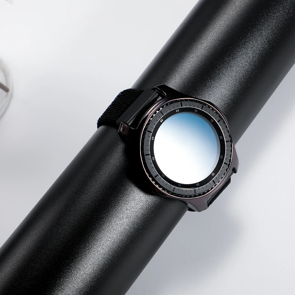 Lerxiuer gear S3 Frontier Band+ чехол для samsung Galaxy watch 46 мм 42 мм ремешок 20 мм 22 мм ремешок для часов нейлоновый браслет аксессуары