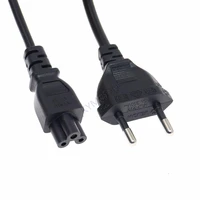 european power adapter cord cable 30cm eu plug 2 pin male to iec 320 c5 for notebook power supply
