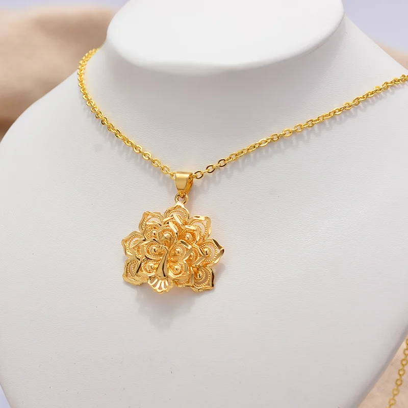 Подвеска в этническом стиле цвет золото 24 К яркость для мужчин женщин/девушек