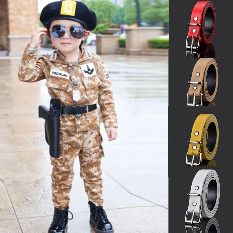 

Children Waist Belt Washed Belt 2021 Spring Casual Retro Pu Microfiber Leather Waistband For Boys Girls Leather Belt Adjustable