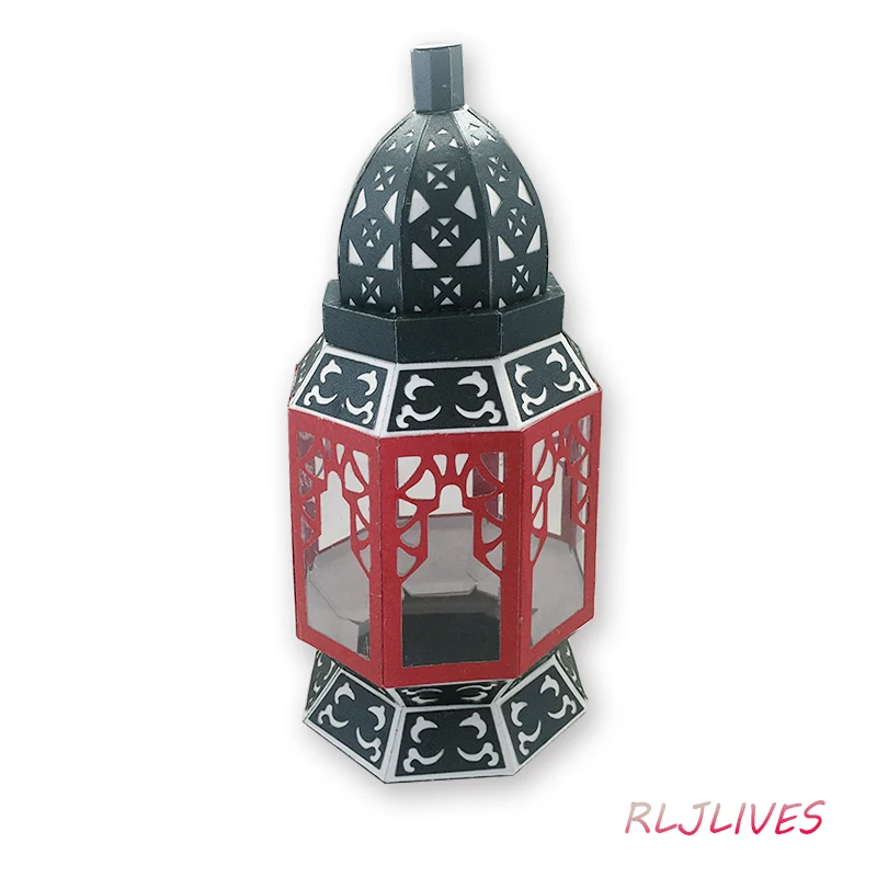 

3D большой фонарик, металлические Вырубные штампы, сделай сам, скрапбукинг, карточка, трафарет, бумажная работа, ручная работа, альбом, руково...