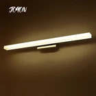 Светодиодная зеркальная лампа светильник акрил Нержавеющаясталь AC85-265V современный настенный светильник Ванная комната Спальня светильник s 40 см, 60 см настенное бра Apliques