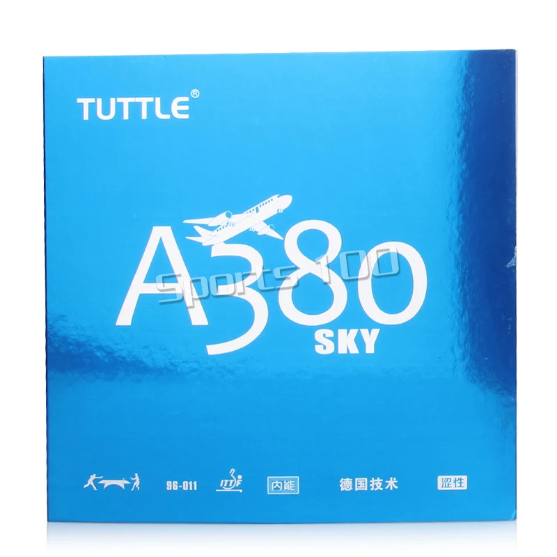 

TUTTLE SKY German A380 Table Tennis Rubber Pips-in Ping Pong Rubber with Sponge